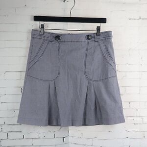 FOSSIL BLUE & WHITE POLKA DOT SKIRT SIZE 8